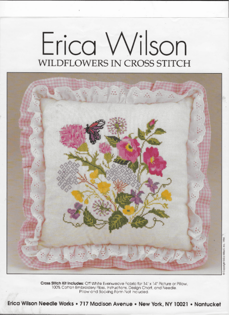 Nantucket Wildflowers Cross Stitch – Erica Wilson